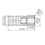 LOAD SHUTTLE VALVE G1/8" : LV1-043