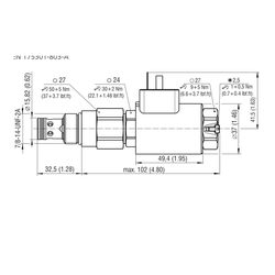 Argo-Hytos proportional relief valve (cartridge)