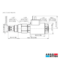 Válvula limitadora proporcional Argo-Hytos (cartucho)