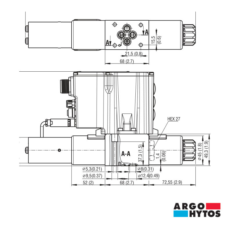 VÁLVULA DIRECCIONAL PROPORCIONAL CON RETROALIMENTACIÓN INTERNA OBE. PRM9-063Z11/15-24E04S02