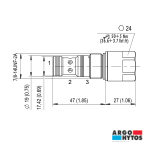 Elemento lógico Argo-Hytos SL2 normalmente abierto (cartucho)