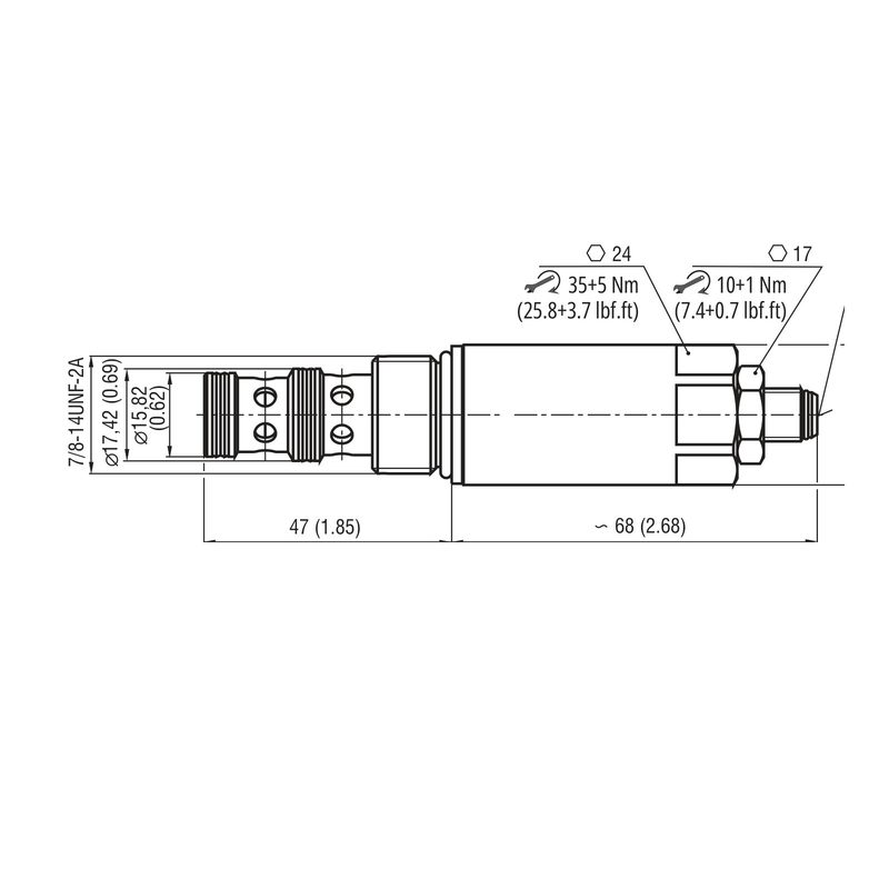 Réducteur de pression piloté Argo-Hytos (cartouche)