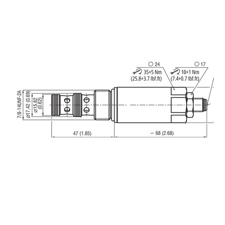 Réducteur de pression piloté Argo-Hytos (cartouche)
