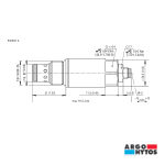 ARGO-HYTOS FLOW CONTROL CARTRIDGE VALVE