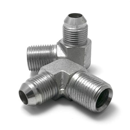 Codo 90° macho-macho JIC-BSPT (S550)