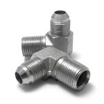 Codo 90° macho-macho JIC-BSPT (S550)