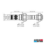 Électrovalve à cartouche Argo-Hytos 3/2 (SD1E / SD2E)