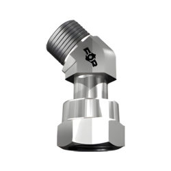 ADJUSTABLE 45º M-F ORFS ELBOW
