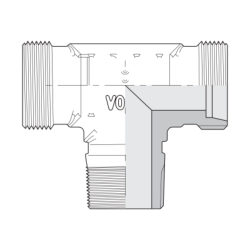 T Threaded Tube TE BSP - Hydraulic Fittings for Leak-Proof System Assemblies