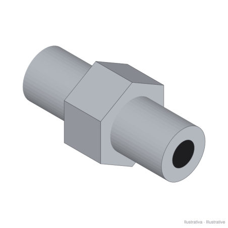 Niple M 1/4" BSP - M 1/4" BSP