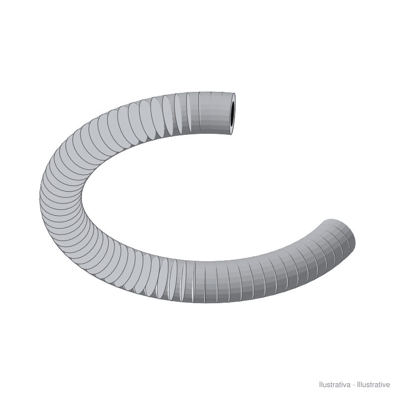 PTFE hose with stainless steel braid | Hidro Orfão