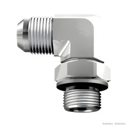 Joelho 90° macho-macho JIC-DIN (S625)