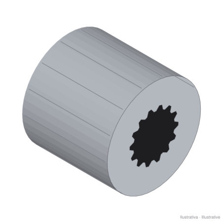Casquillo estriado Z24/Z14 12/24 DP Borelli | Hidro Orfão