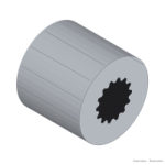 External splined bushing Z14 D24.5 | Hidro Orfão