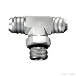 Té M-M-M JIC-UNF orientable (S580)