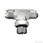 Adjustable male-male-male JIC-UNF tee (S580)