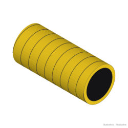 Proteção espiral amarela para mangueiras | Hidro Orfão