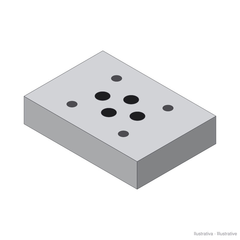 Eurofluid EB803 NG6 sandwich plate | Hidro Orfão