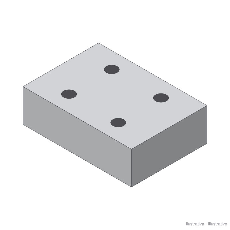 CETOP 3 NG6 blanking plate Eurofluid EB113 | Hidro Orfão