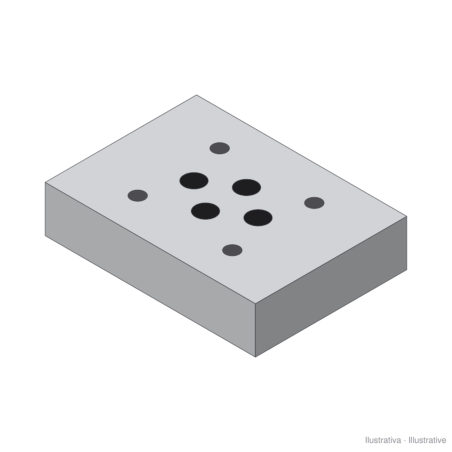 Reduzierplatte Eurofluid NG16 auf NG10 und NG10 auf NG6