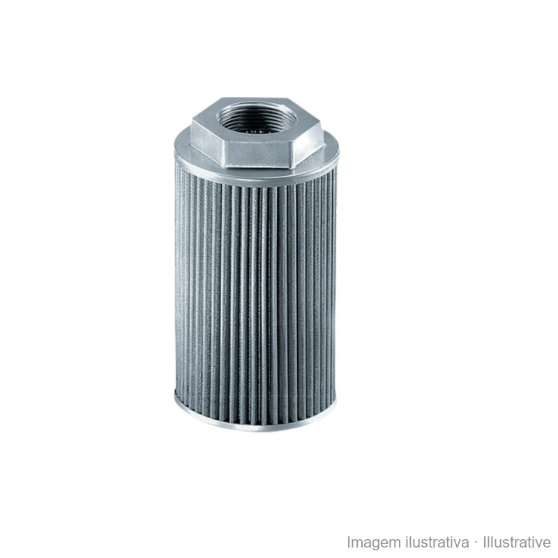 Threaded suction strainer