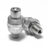 Innesto rapido maschio a vite DNP PVS 3/8" (ISO 14540, filettatura NPT maschio)