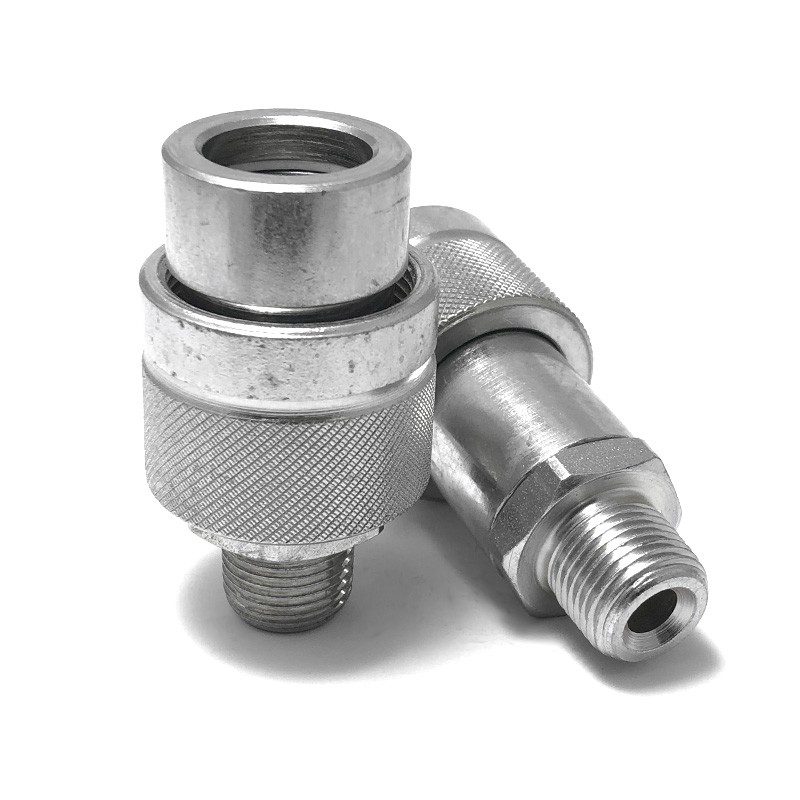Innesto rapido femmina a vite DNP PVS 3/8" (ISO 14540, filettatura NPT maschio)