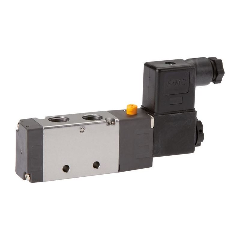 Elettrovalvola 5/2 monostabile G1/4 E.MC V5221-08 (RV5221-08), ritorno a molla