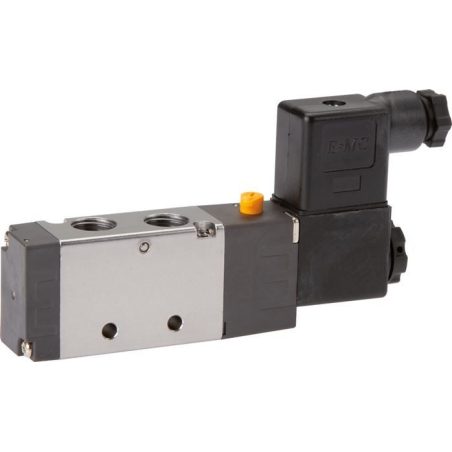 Eletroválvula 5/2 monoestável G1/4 E.MC V5221-08 (RV5221-08), retorno por mola