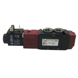 Eletroválvula 5/2 monoestável G1/4 Aircomp 1252135001, linha 125, sem bobine