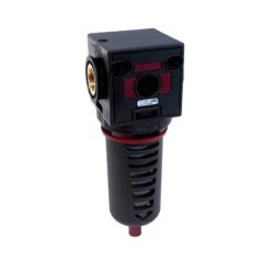 Filtro G1/2 Linha 075, 20 µm, copo c/ proteção, purga semiautomática (F 1/2 075 20 PE SS)