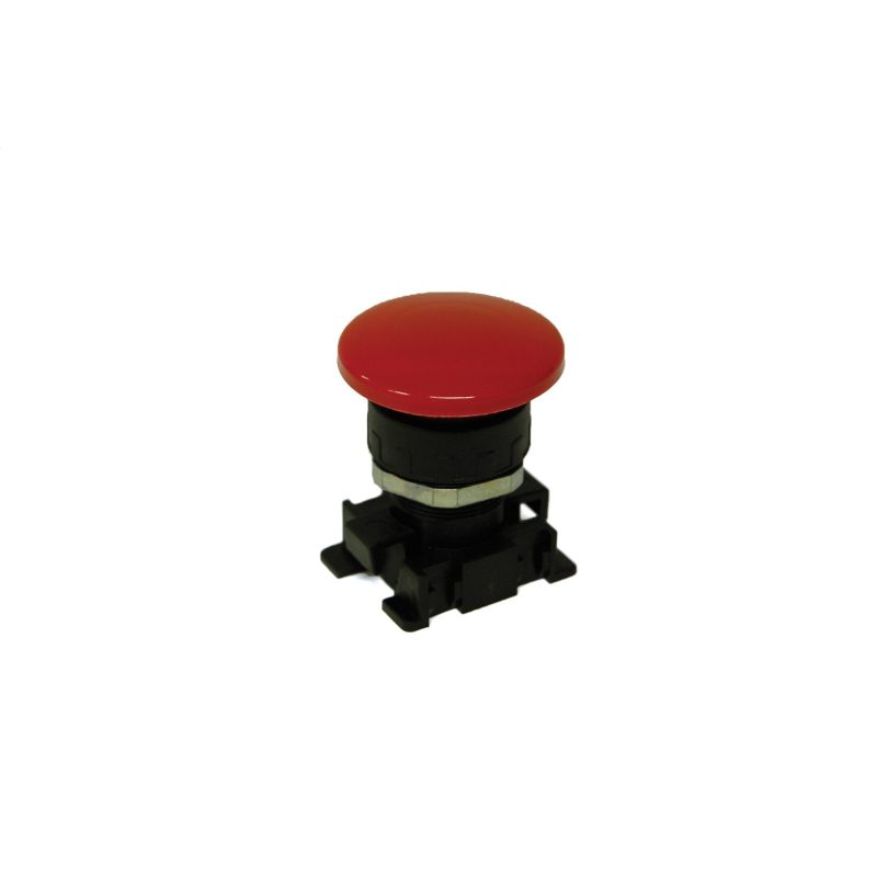 Bouton rouge pour commande de panneau (fin de stock, vendu en l'état)