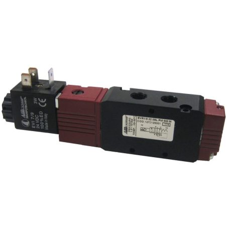 Électrovanne 5/2 monostable G1/4 corps métallique (sans bobine) - Ligne 127