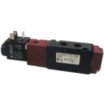 5/2 monostable G1/4 solenoid valve, metal body (without coil) - Line 127