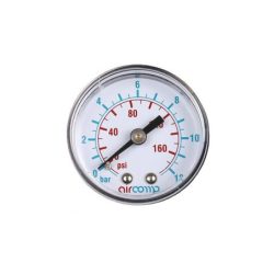 Manómetro Ø50 mm 0-6 bar, ligação traseira G1/8 (versão Aircomp)
