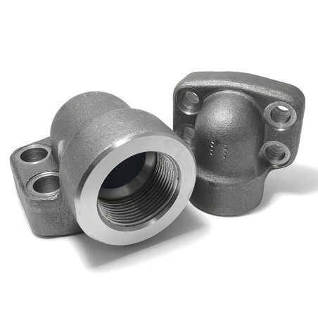 SAE 6000 90° flange with BSP thread