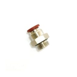 Conector reto macho push-in Ø4 mm x G1/8 (rosca cilíndrica) – Linha 302