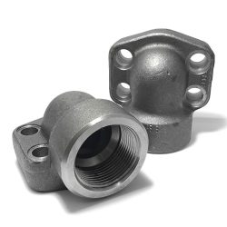 SAE 3000 90° flange with BSP thread
