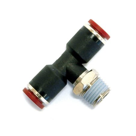 Té central mâle instantané Aircomp Ø8 mm x R1/8 conique, Ligne 301
