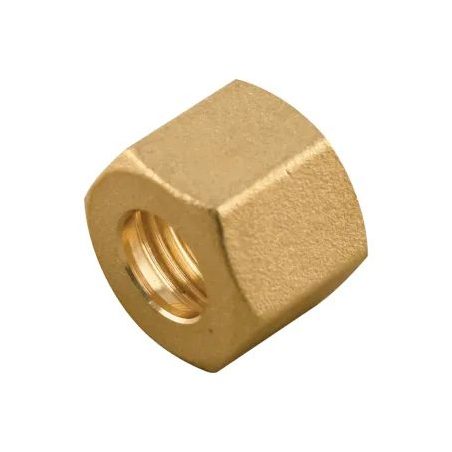 Lote de 81 un. - Porca de compressão em latão para tubo Ø4 mm (Aignep 13680)