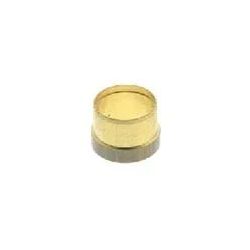 Lote de 13 un. - Anilha/ogiva de compressão DIN em latão para tubo Ø4 mm (Aignep 9740)