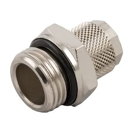 Lote de 4 un. - Raccordo de encaixe (espigão) reto macho cilíndrico G 1/4" para tubo 6/4 mm (Aignep 1020)