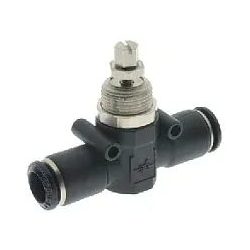Bidirectional in-line tube-to-tube flow regulator Ø10 mm (Aignep 55955)