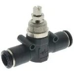 Regulador de caudal bidirecional em linha tubo-tubo Ø10 mm (Aignep 55955)