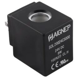 Bobina 24 V DC 8 W, 30 mm, per operatore Ø13 mm (Aignep Fluidity SOL20 024 C 5 000)
