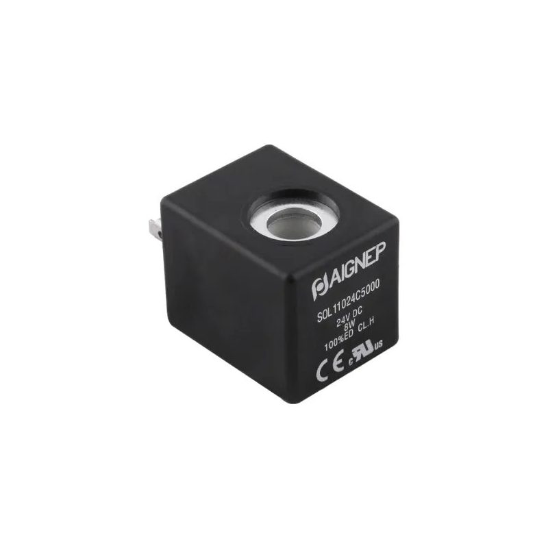 Bobina 220 V AC 11 VA, 30 mm, para operador Ø10 mm (Aignep Fluidity SOL11 220 A 9 000)
