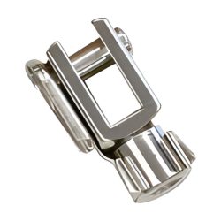 Forquilha Y com cavilha para haste M8x1.25 (cilindro Ø20)