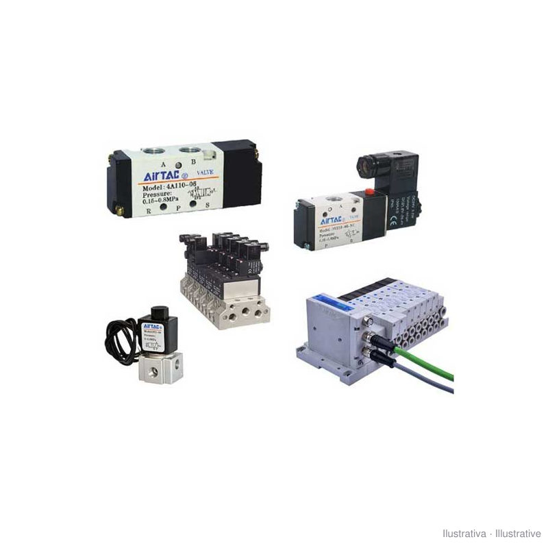 Elettrovalvola 2/2 NF G1/4 ad azione diretta tipo AirTAC 2V025-08
