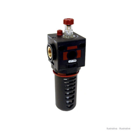 Lubricador G1/2 Línea 075, vaso con protección (L 1/2 075 PE)