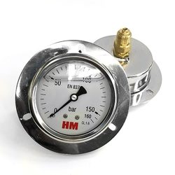 Manometer HM axial DN63 mit Frontring